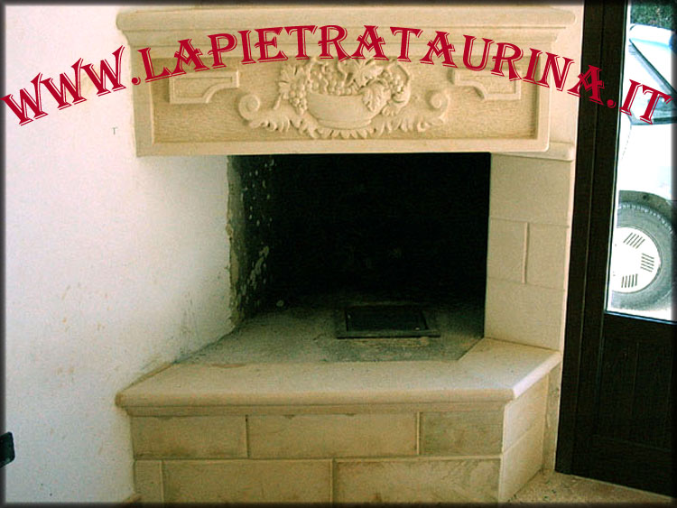 Marco de piedra para chimenea