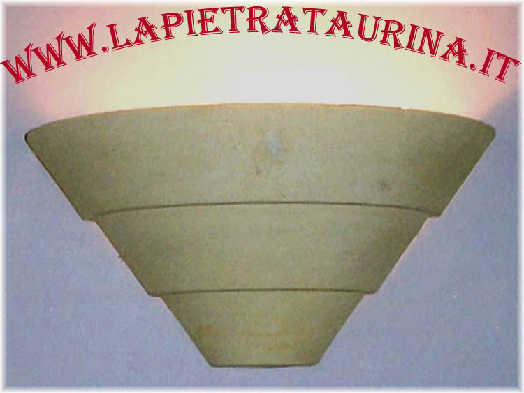 lámparas en piedra de Lecce