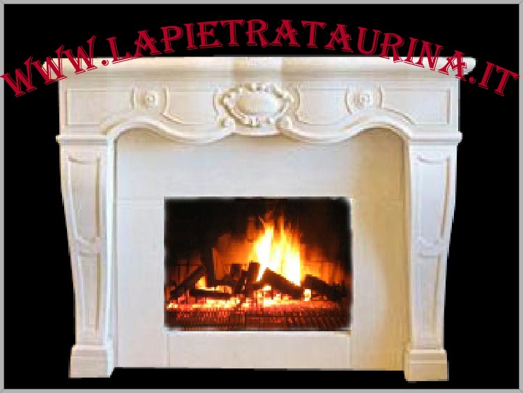 Marco de piedra para chimenea