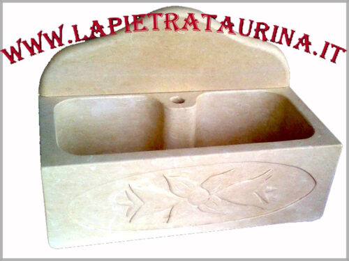 Outdoor stone sinks